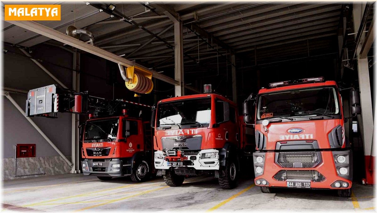 Malatya itfaiyesindeki eğitim çalışmaları sürüyor