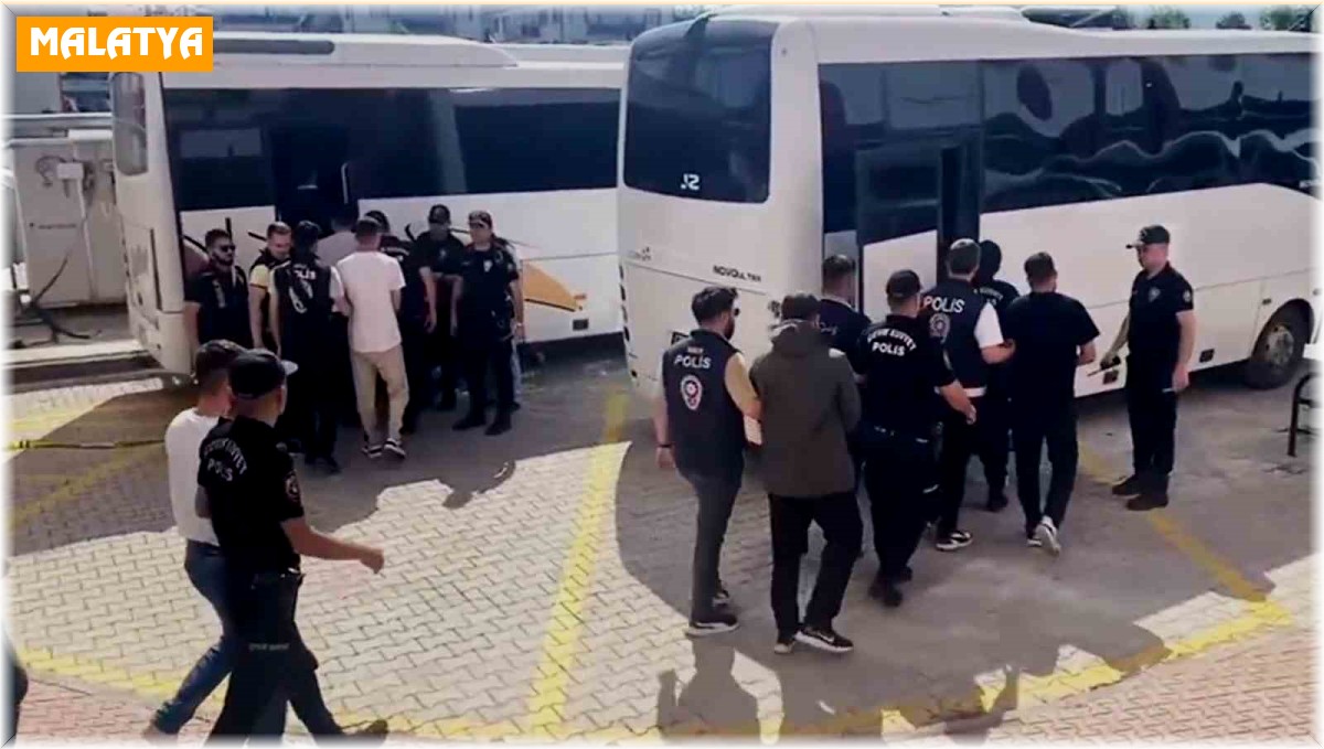 Malatya merkezli yasa dışı bahis operasyonuna 17 tutuklama