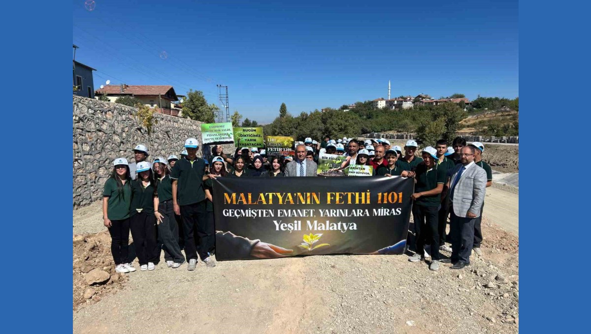 Malatya'nın Fethi'nin 924. yılında bin 101 fidan toprakla buluştu