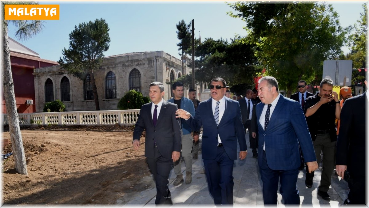 Malatya'nın yeni kent meydanı 29 Ekim'de açılacak