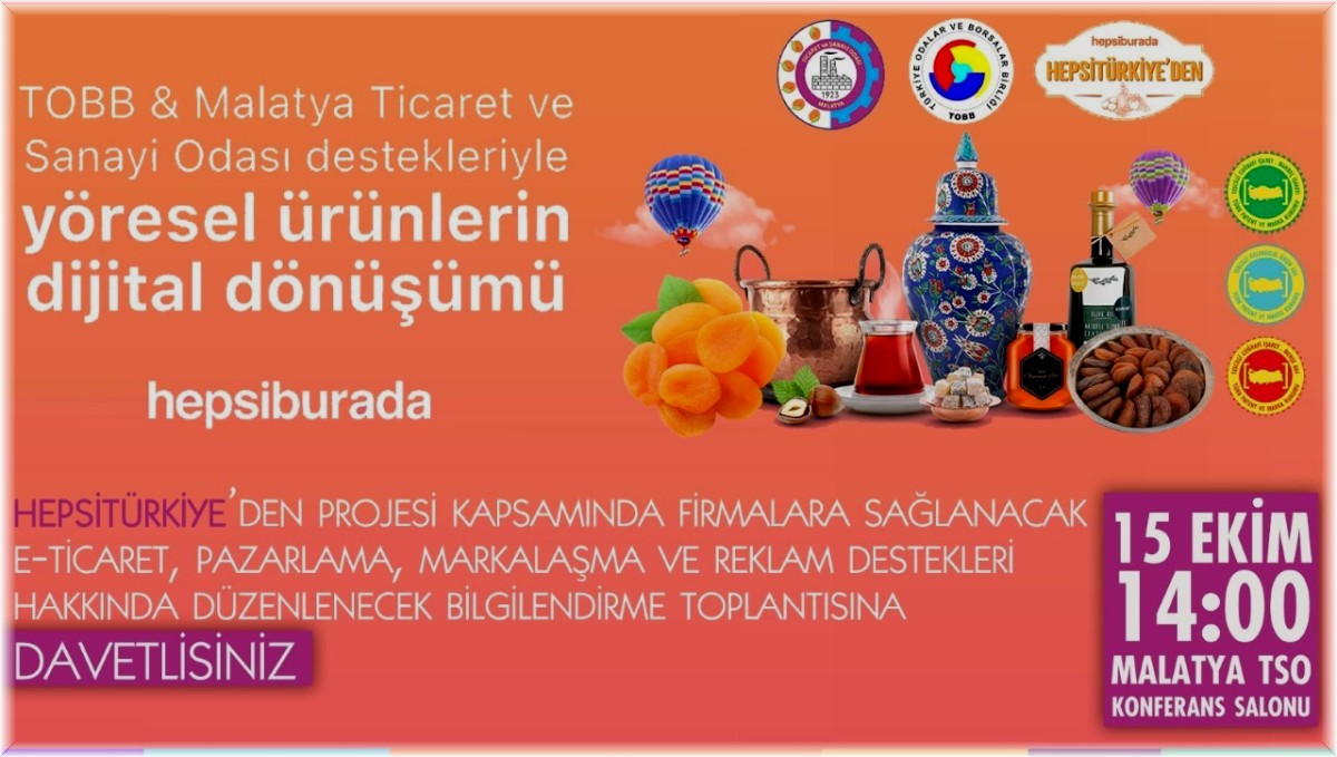Malatya'nın yöresel ürünlerinde e-ticaret atağı