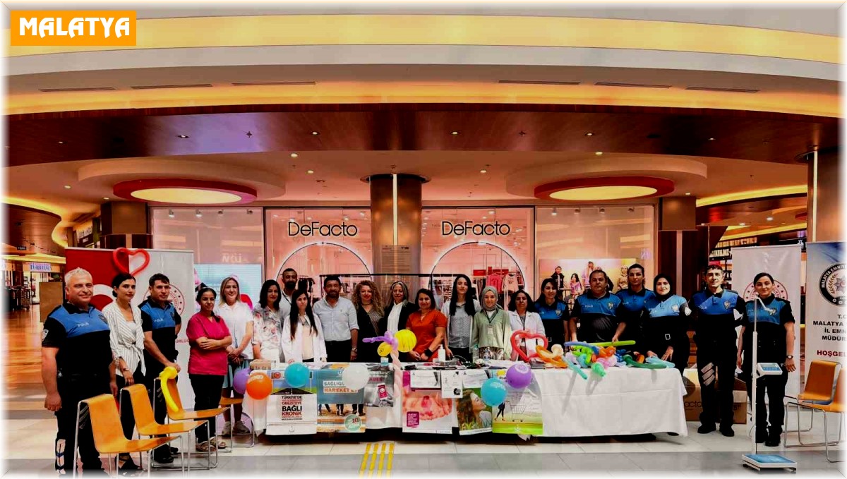 Malatya Park AVM'de sağlık etkinliği