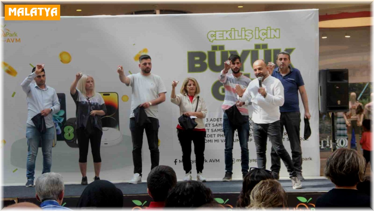 Malatya Park'ta çekiliş coşkusu