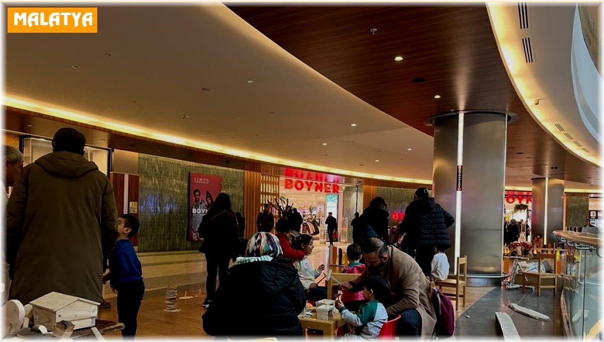 Malatya Park'ta öğrenciler yarı yıl tatilini dolu dolu geçirdi