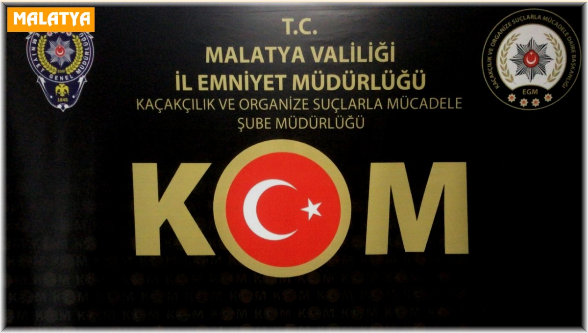 Malatya polisinden kaçakçılara operasyon