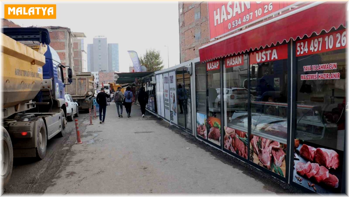 Malatya şehir merkezinde şantiye alanı genişliyor