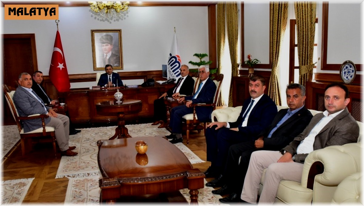 Malatya Ticaret Borsasından Vali Şahin'e ziyaret