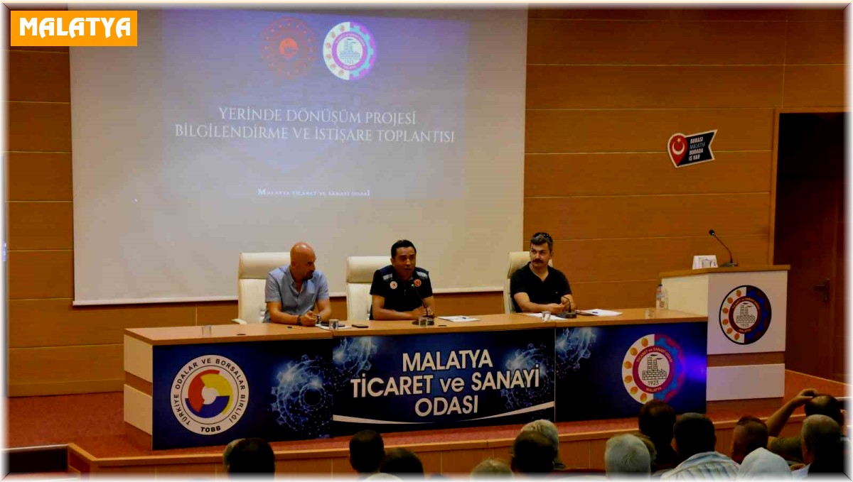 Malatya TSO'da "Yerinde Dönüşüm" toplantısı