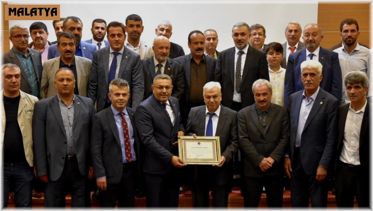 Malatya TSO'dan Prof. Dr. Sezai Yılmaz'a "Şeref Üyeliği" unvanı
