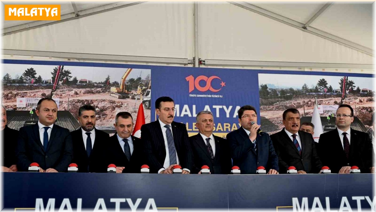 Malatya Yeni Adalet Sarayı'nın temelleri atıldı