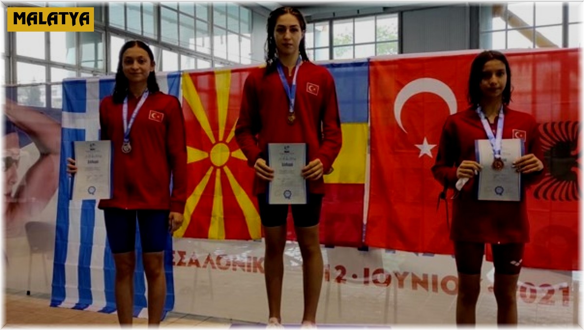 Malatyalı 2 yüzücüden 2 madalya