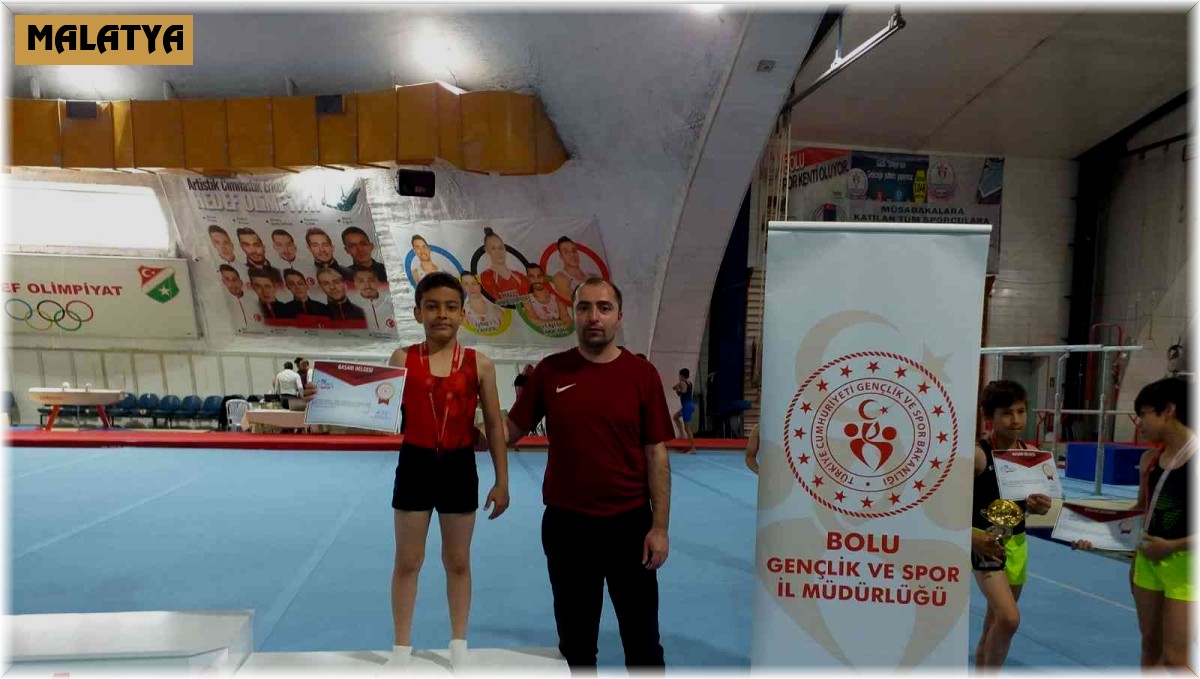 Malatyalı sporcunun derece sevinci