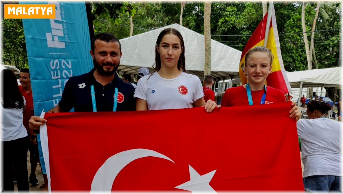 Malatyalı yüzücülerde dünya ikinciliği sevinci