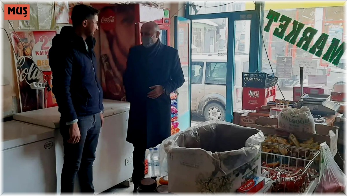 Malazgirt Belediye Başkanı Altın'dan esnaf ziyareti