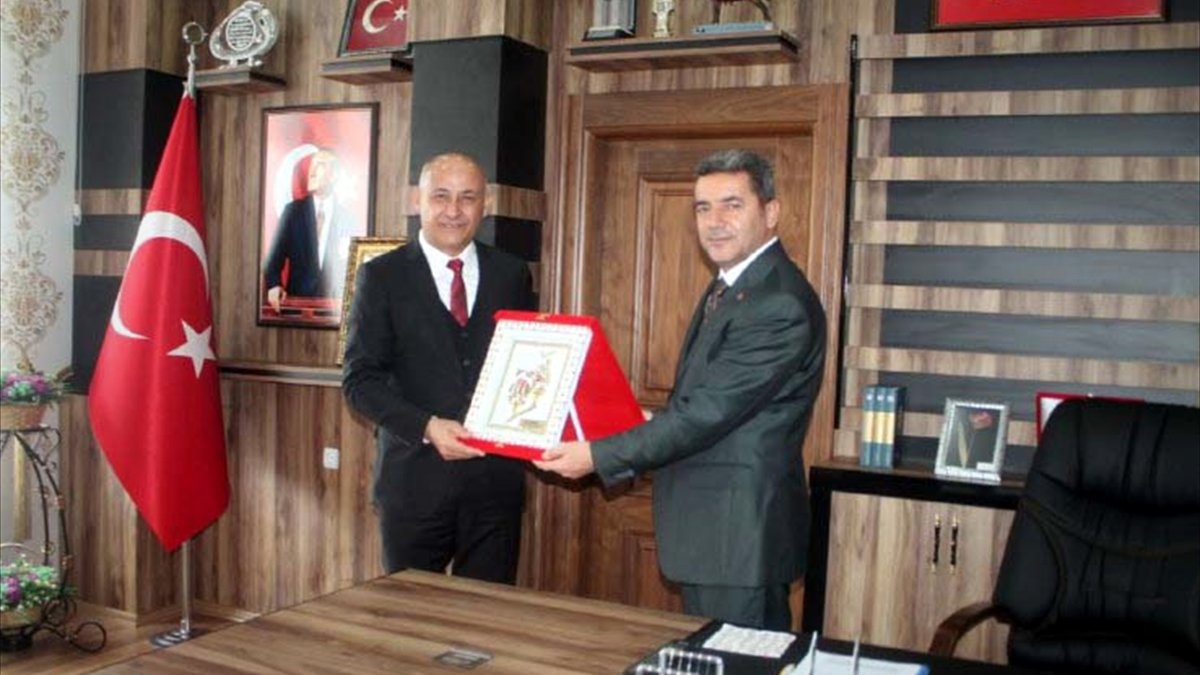 Malazgirt Belediye Başkanı Altın'dan Korkut Belediye Başkanı Sami Pekbay'a ziyaret