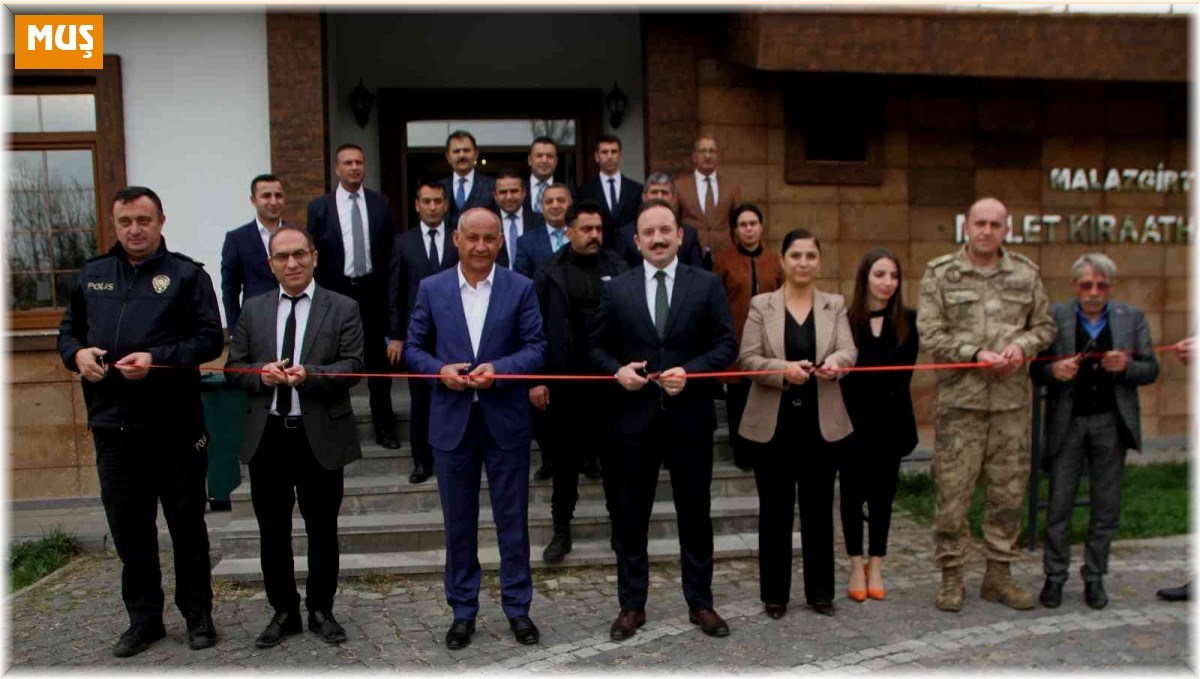 Malazgirt Millet Bahçesi hizmete açıldı