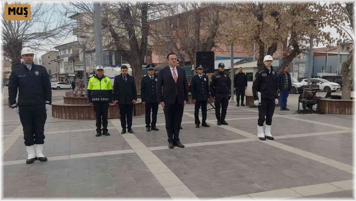 Malazgirt'te 10 Nisan Polis Haftası kutlandı