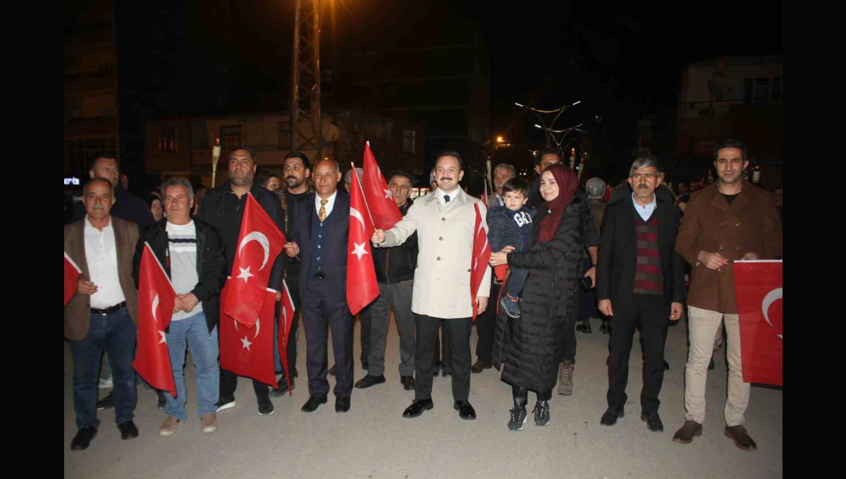 Malazgirt'te fener alayı yürüyüşü yapıldı