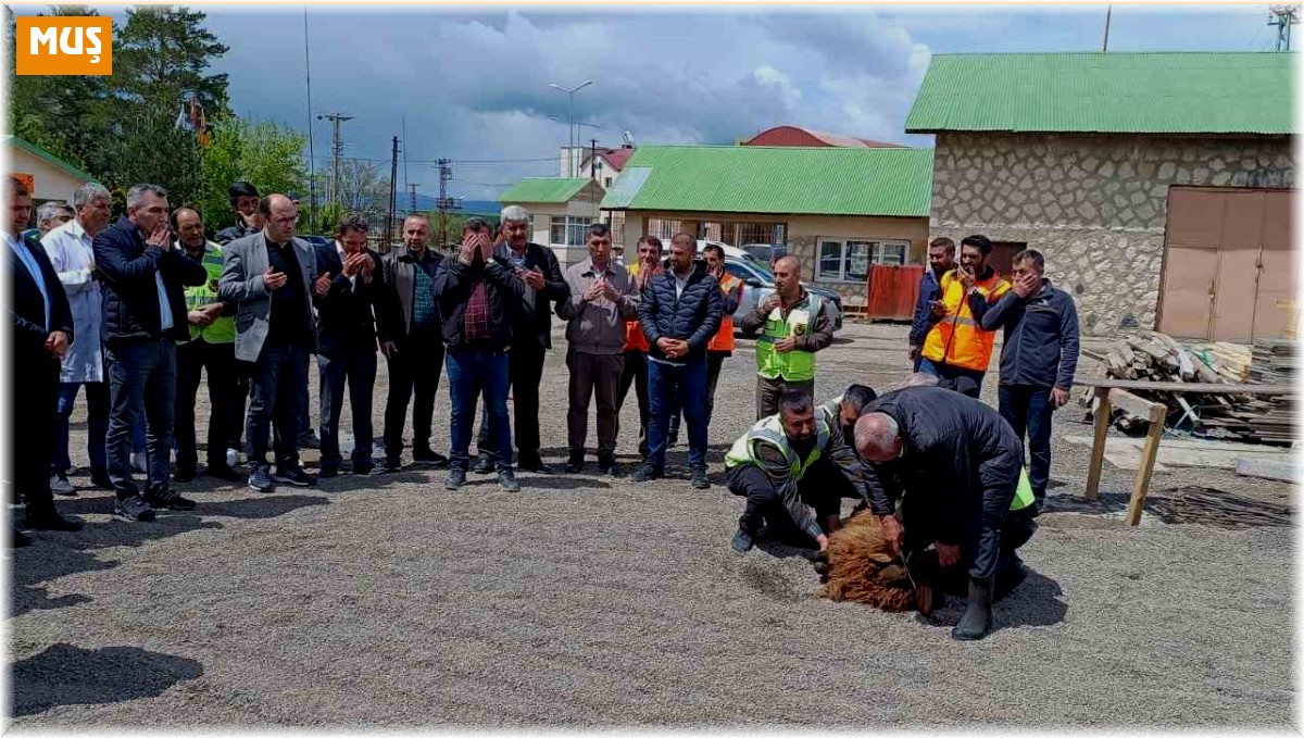 Malazgirt'te konaklama ve dinlenme tesisinin temeli törenle atıldı