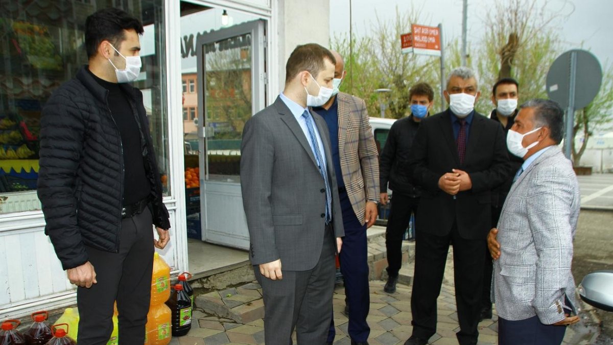 Malazgirt'te korona virüs denetimi