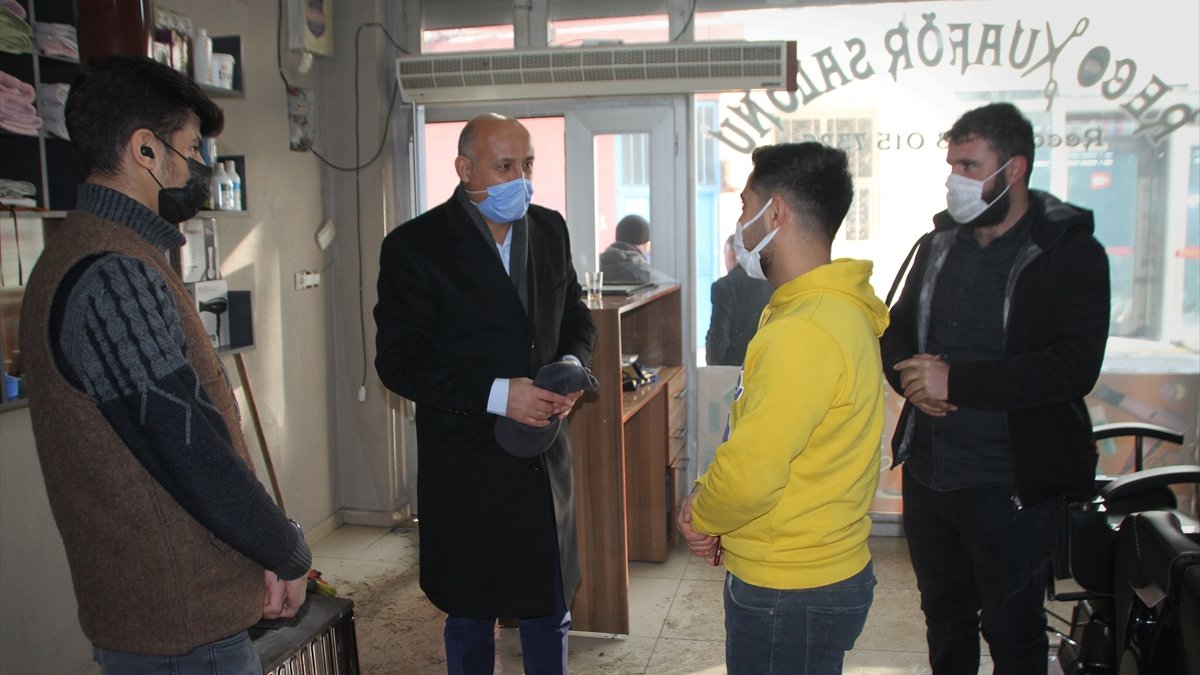 Malazgirt'te Kovid-19 denetimleri sürüyor