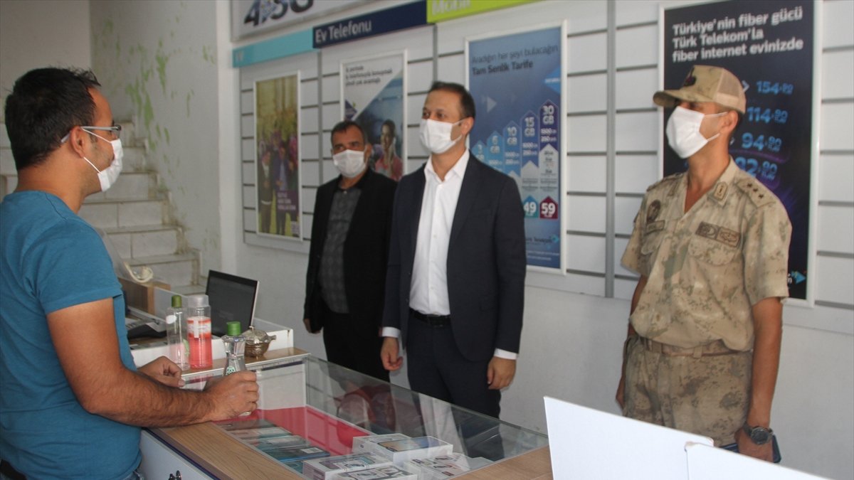 Malazgirt'te Kovid-19 denetimleri yapıldı