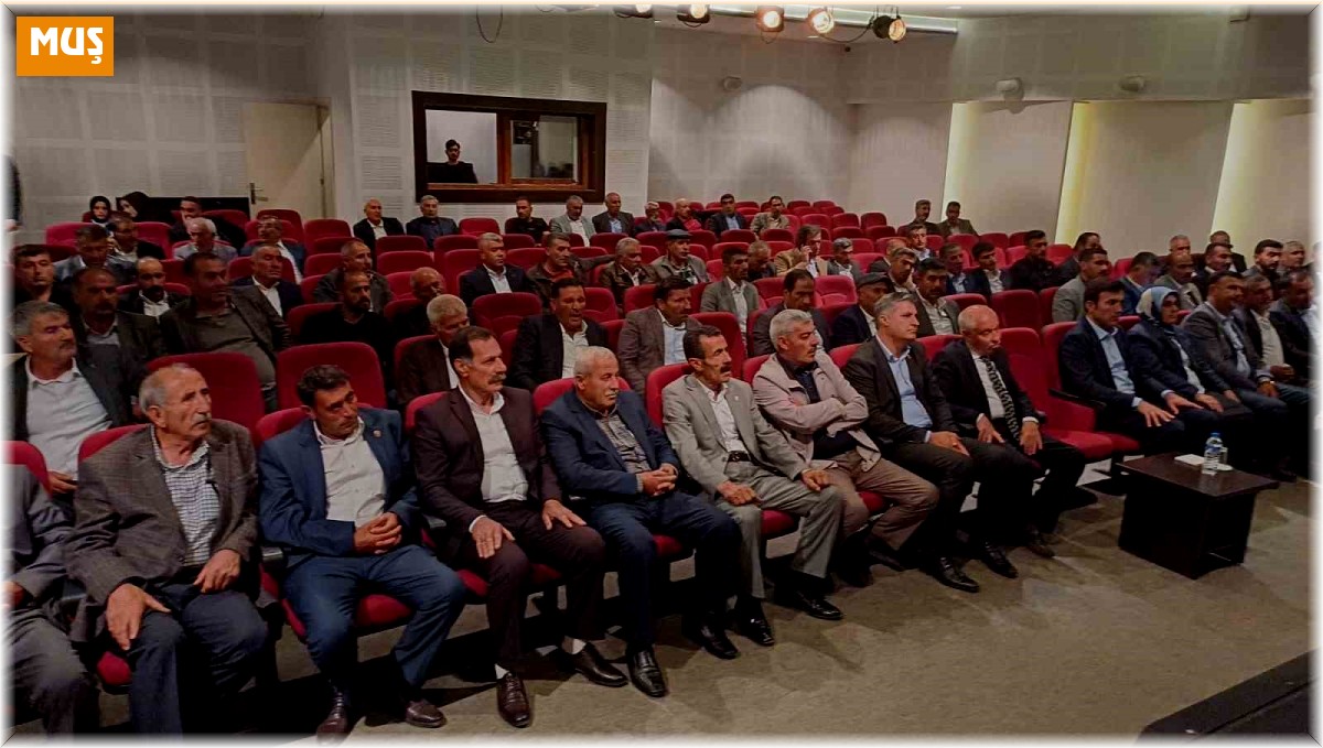 Malazgirt'te 'Köylere Hizmet Götürme Birliği Encümen Seçimi' yapıldı