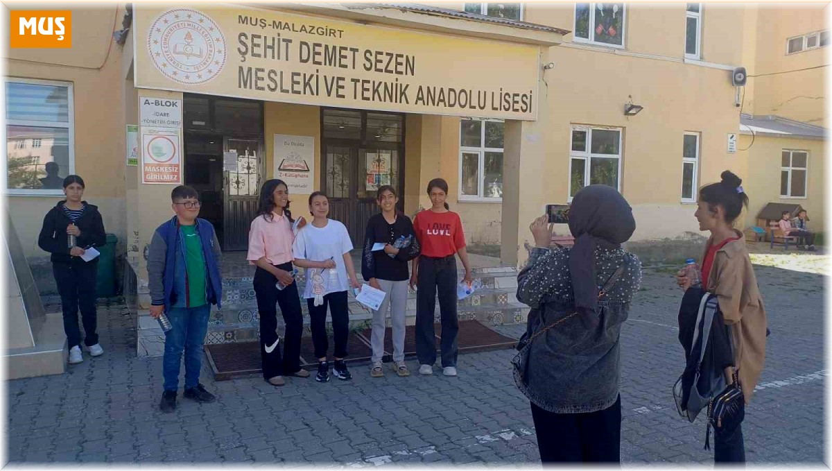 Malazgirt'te LGS heyecanı