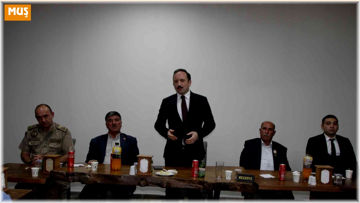 Malazgirt'te şehit aileleri ve gaziler onuruna yemek