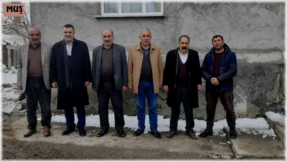 Malazgirt Ziraat Odası Başkanı Kılıç'tan köy ziyaretleri