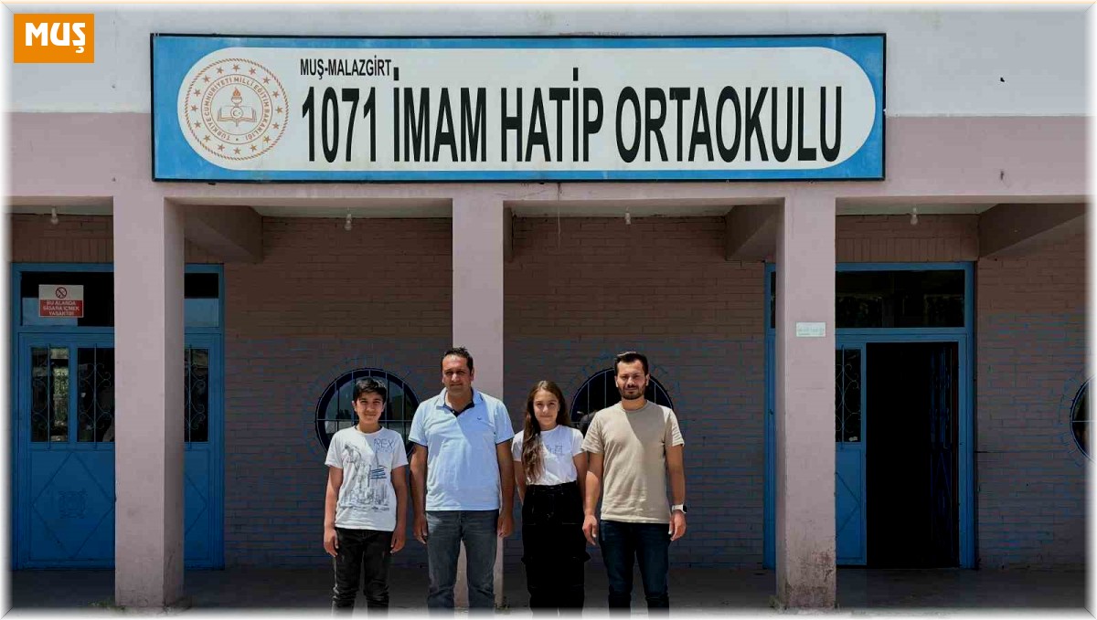 Malazgirtli öğrenciler il birincisi oldu