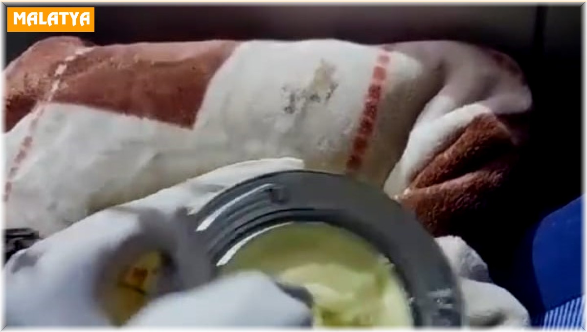 Margarin kutusundan uyuşturucu çıktı