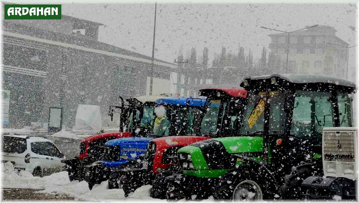Mart ayında Ardahan'a kar sürprizi