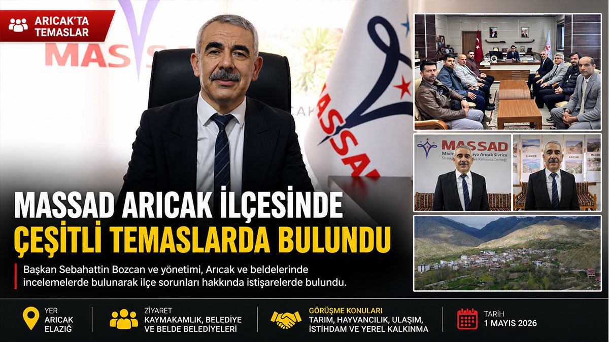 MASSAD Başkanı Sebahattin Bozcan Arıcak'ın Göç, Tarım ve Hayvancılık Sorunlarını Gündeme Taşıdı