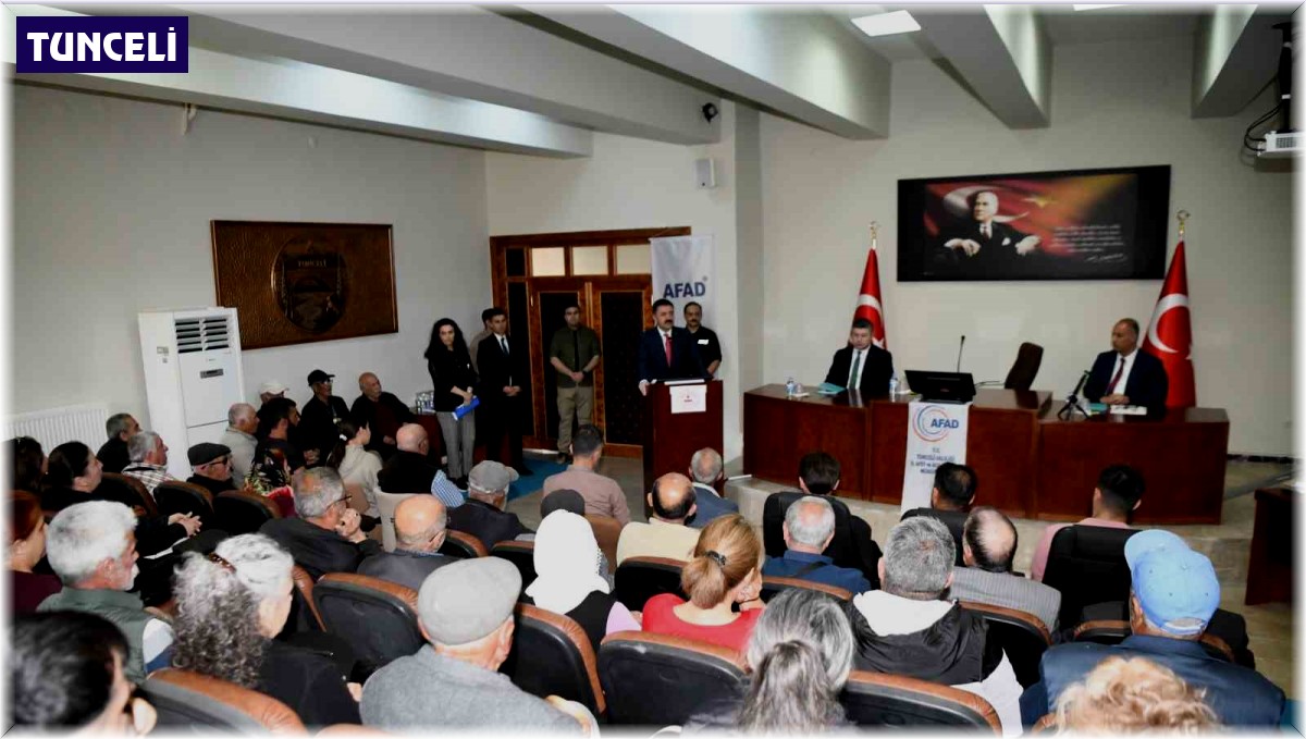 Mazgirt afet evleri kura çekimi gerçekleştirildi