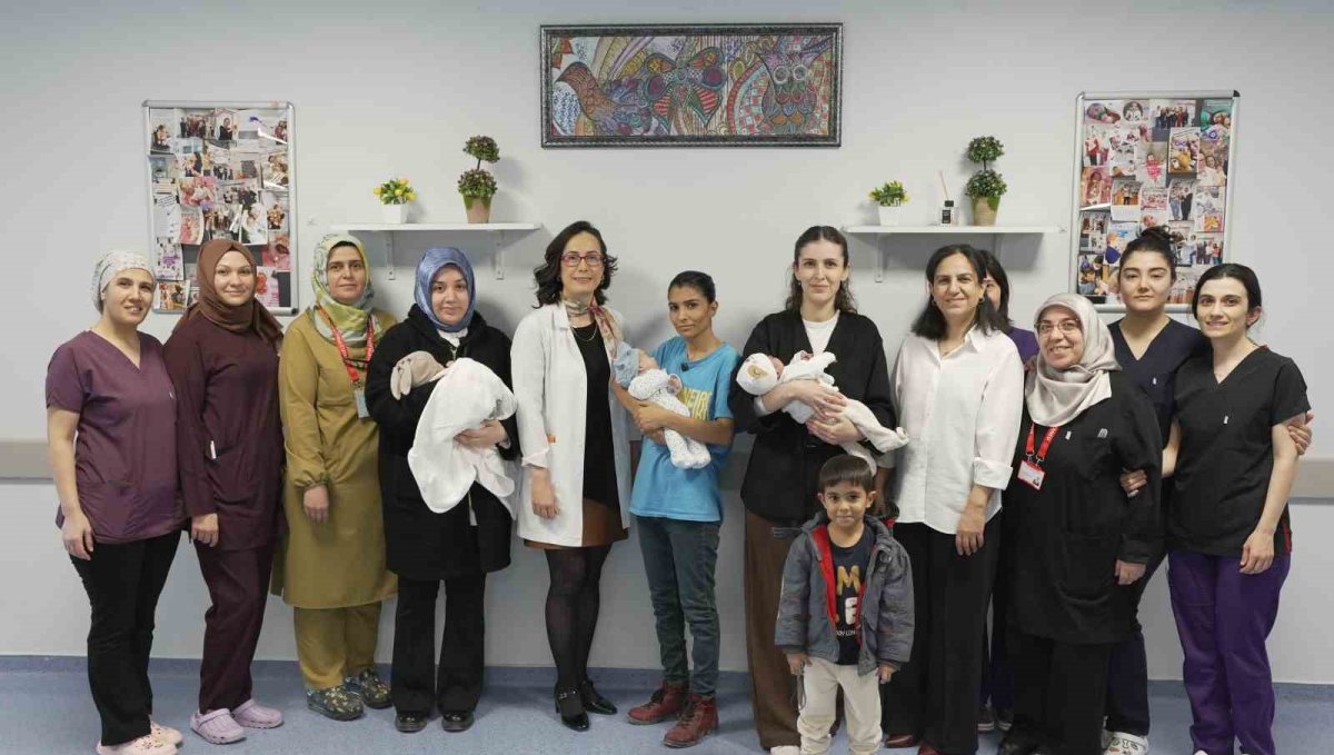 MEAH'ta 750 gram altı 3 prematüre bebek taburcu edildi