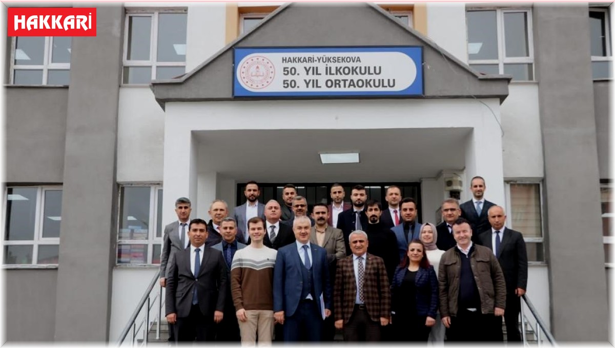 MEB Daire Başkanı Derekaya'dan TIMSS'de Hakkari'yi temsil edecek okula ziyaret