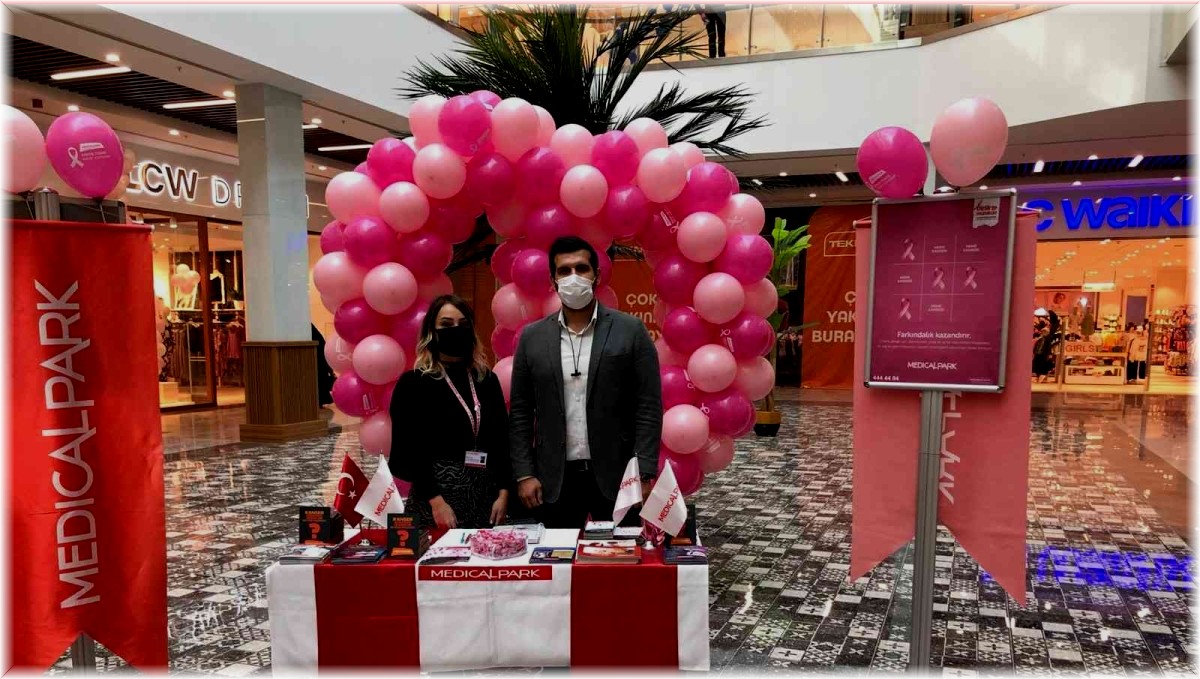 Medical Park Elazığ Hastanesinden 'Meme Kanseri' bilinçlendirme standı
