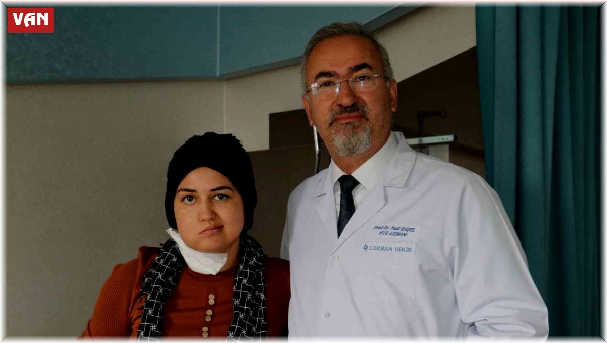 Mersinli hasta Lokman Hekim Van Hastanesinde sağlığına kavuştu