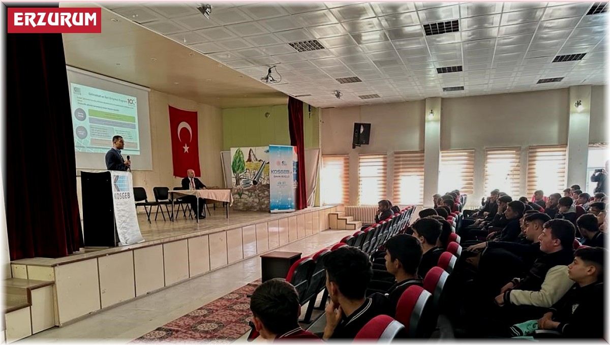 Meslek Lisesi Öğrencilerine girişimcilik desteği bilgilendirmesi