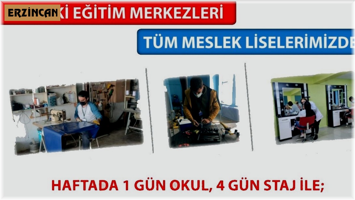 "Mesleki Eğitim Merkezi Programı" tüm meslek liselerinde