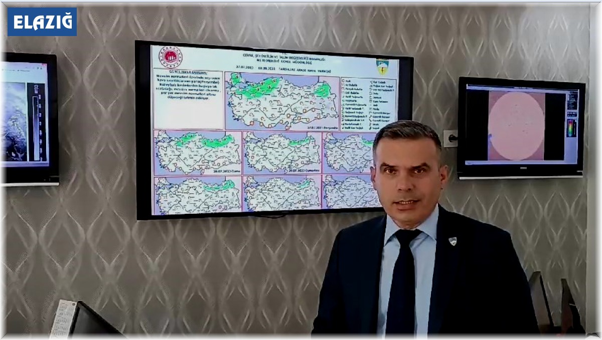 Meteoroloji Bölge Müdürü Kaya, "Sıcaklıkların mevsim normallerinin 2 ile 6 derece üzerine çıkacağı tahmin edilmektedir"