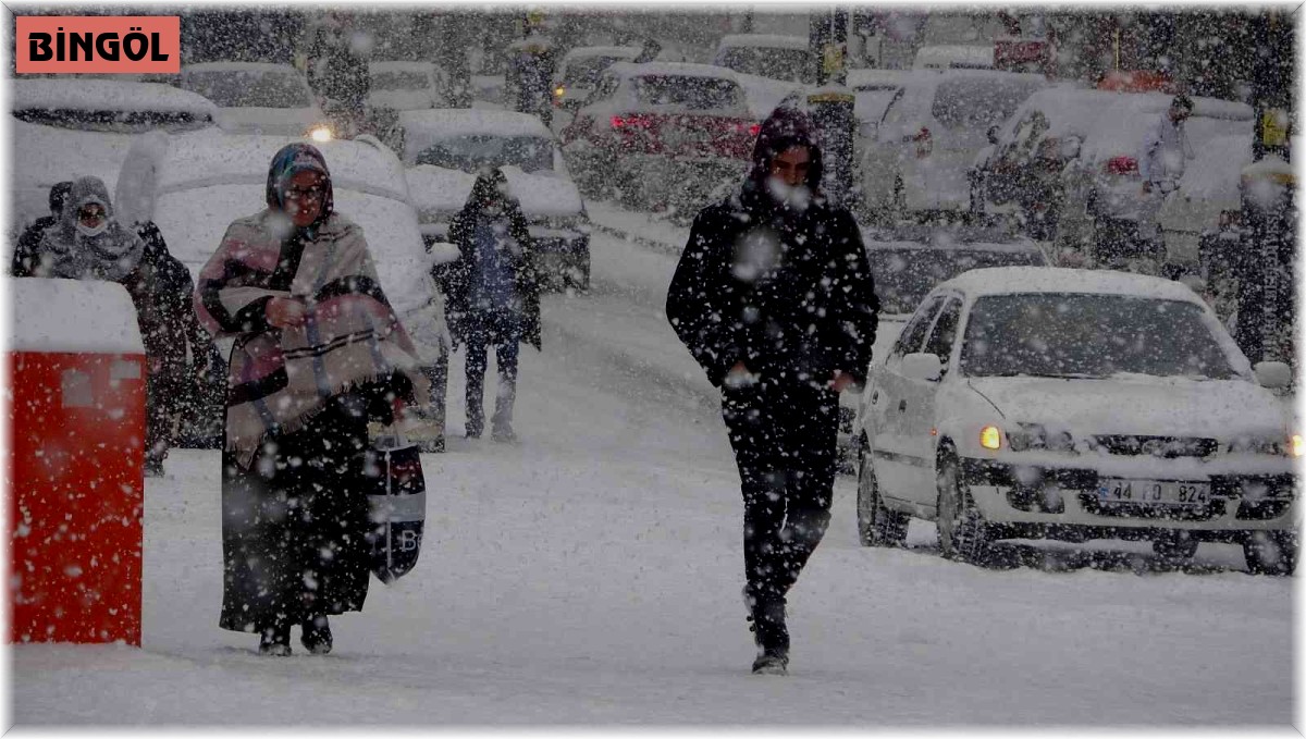Meteoroloji uyardı, Bingöl'de kar yağışı başladı