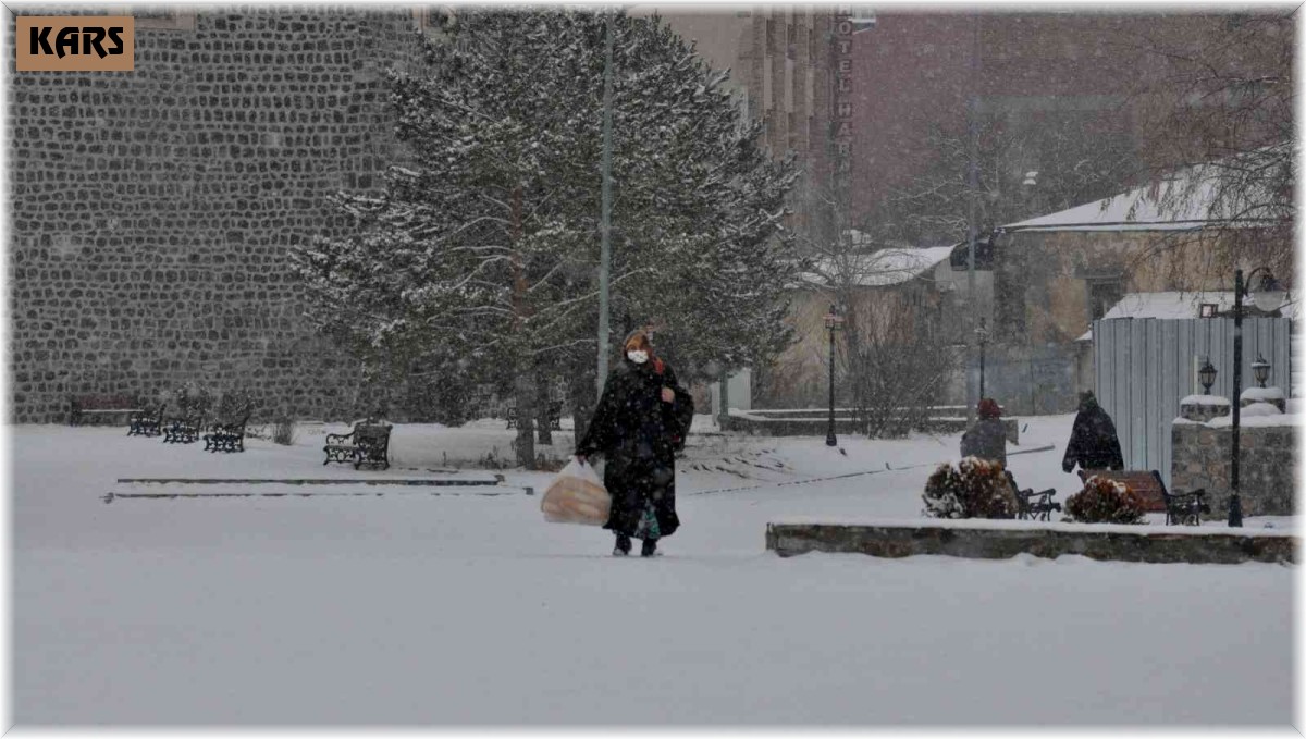 Meteoroloji uyarmıştı, Kars'ta kar yağışı başladı