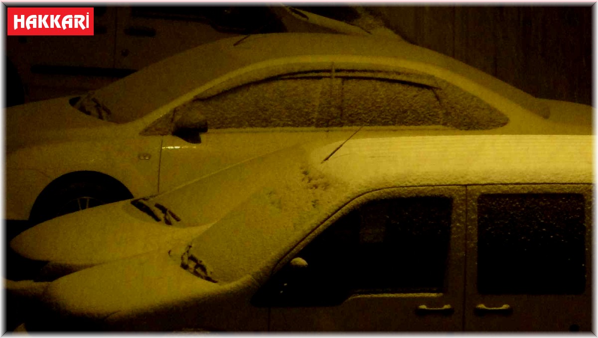 Meteoroloji uyarmıştı, Yüksekova beyaza büründü