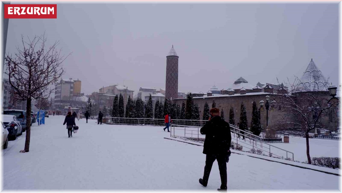 Meteorolojiden Erzurum için kuvvetli kar uyarısı