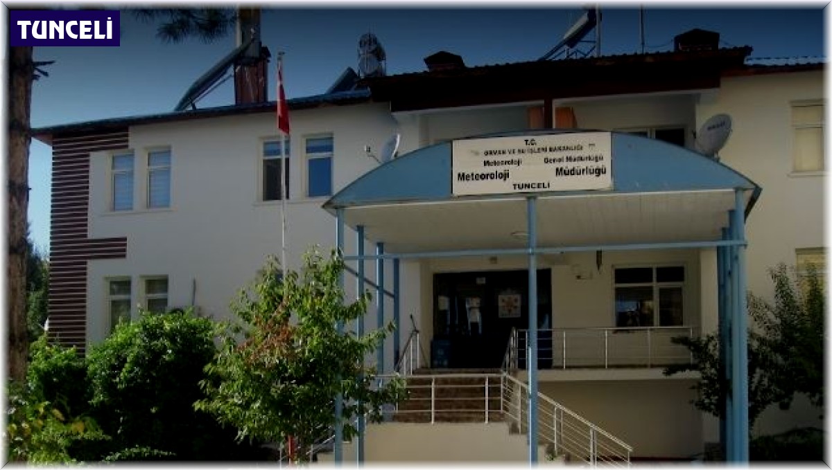 Meteorolojiden Tunceli için yerel kuvvetli sağanak uyarısı