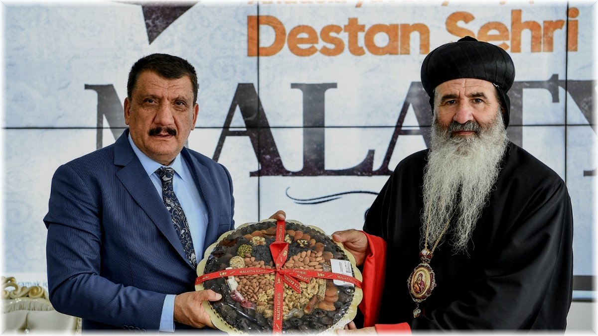 Metropolit Ğriğoriyos Melki Ürek'ten Başkan Gürkan'a Taşhoran Kilisesi teşekkürü