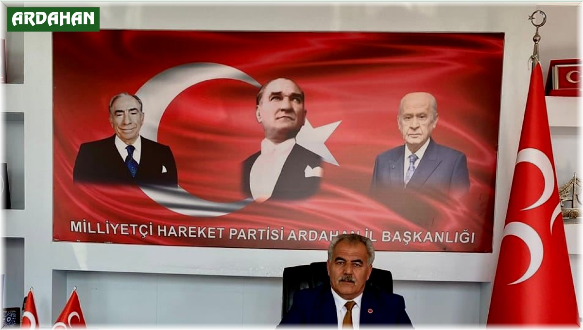 MHP Ardahan İl Başkanı Mert: "Hizmet için yola çıktık"