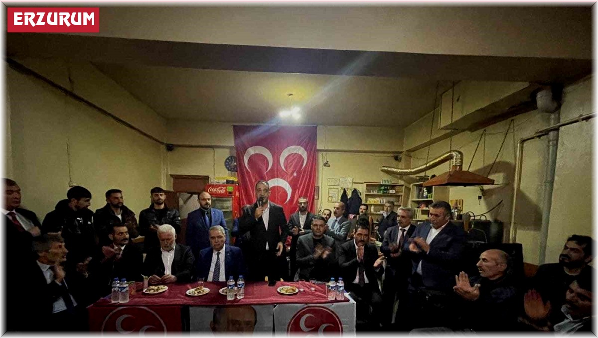 MHP Aşkale Seçim Koordinasyon Merkezi'nde coşkulu açılış